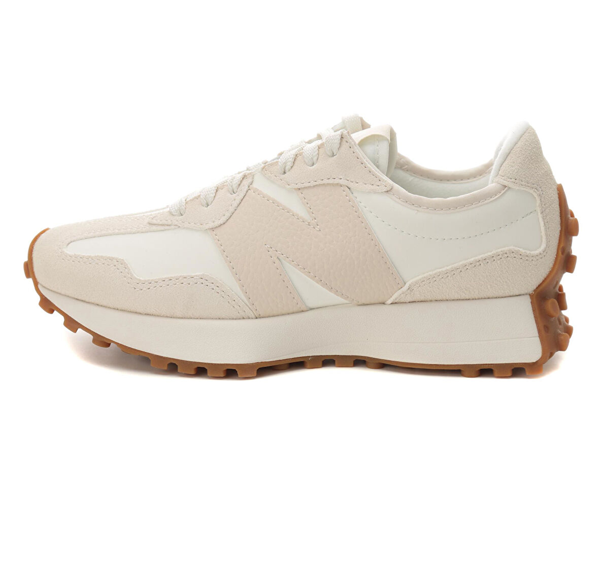 WS327NKD-R New Balance 327 Kadın Spor Ayakkabı Krem