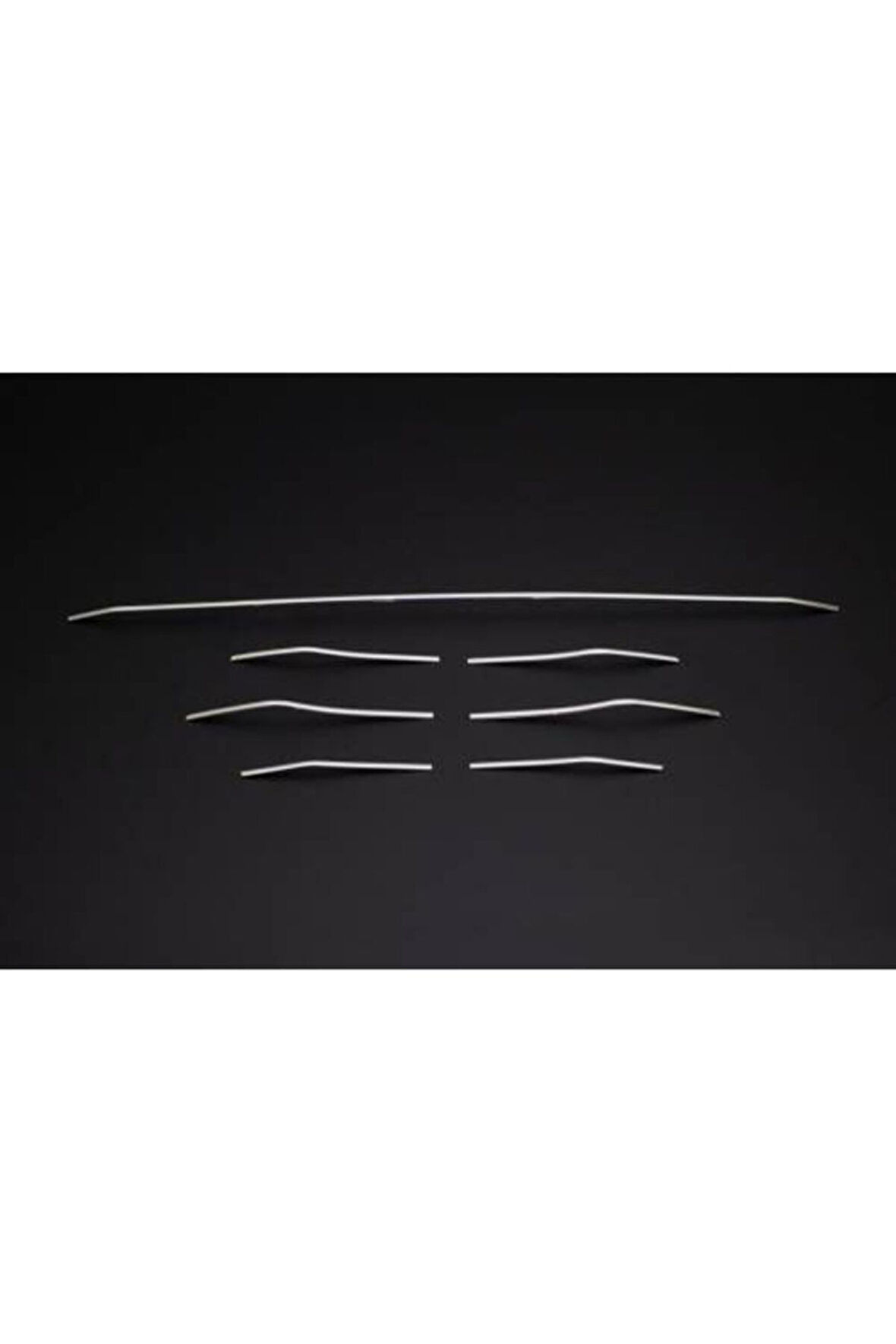 Renault Megane 4 Sedan Krom Ön Tampon Çıtası 2016-2021 7 Prç