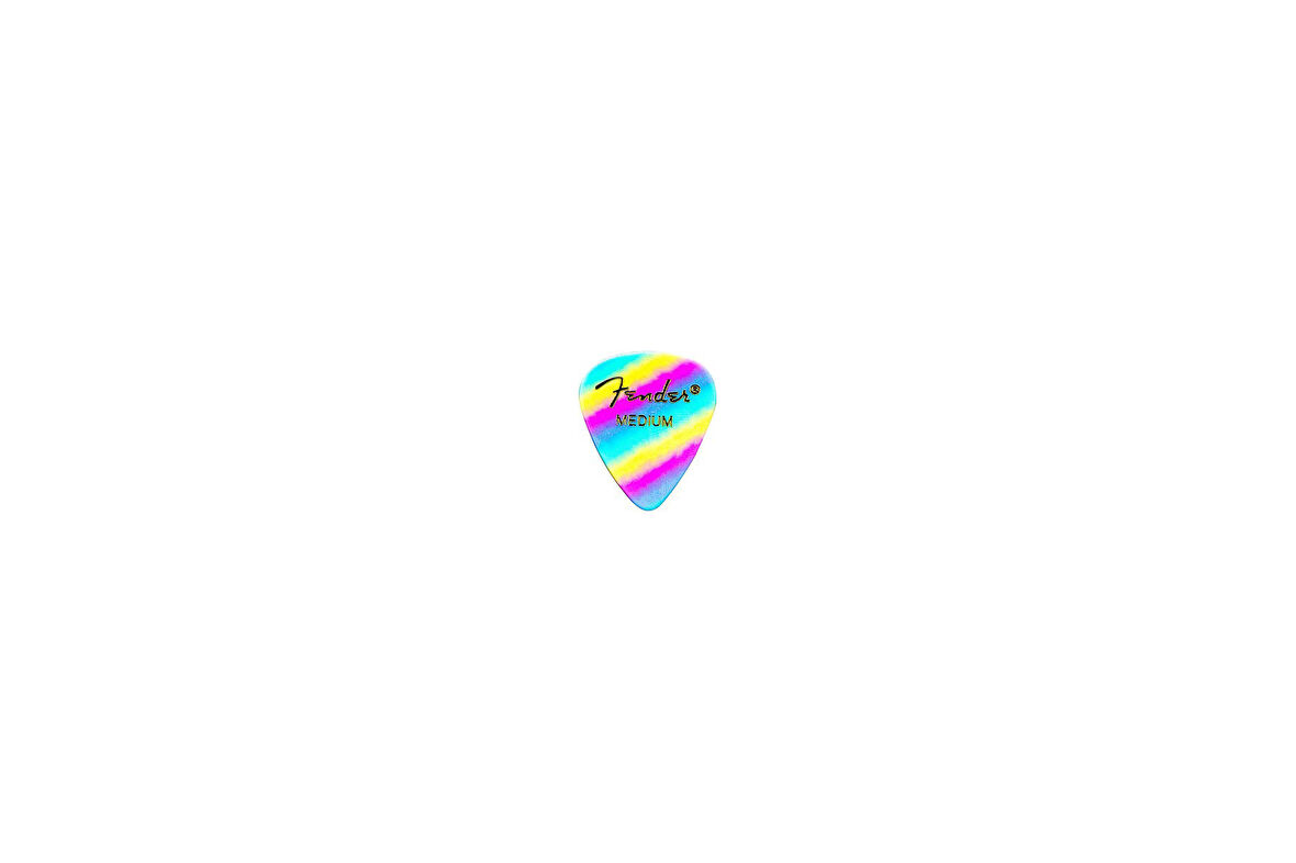 Fender 351 Medium Rainbow 12 Count