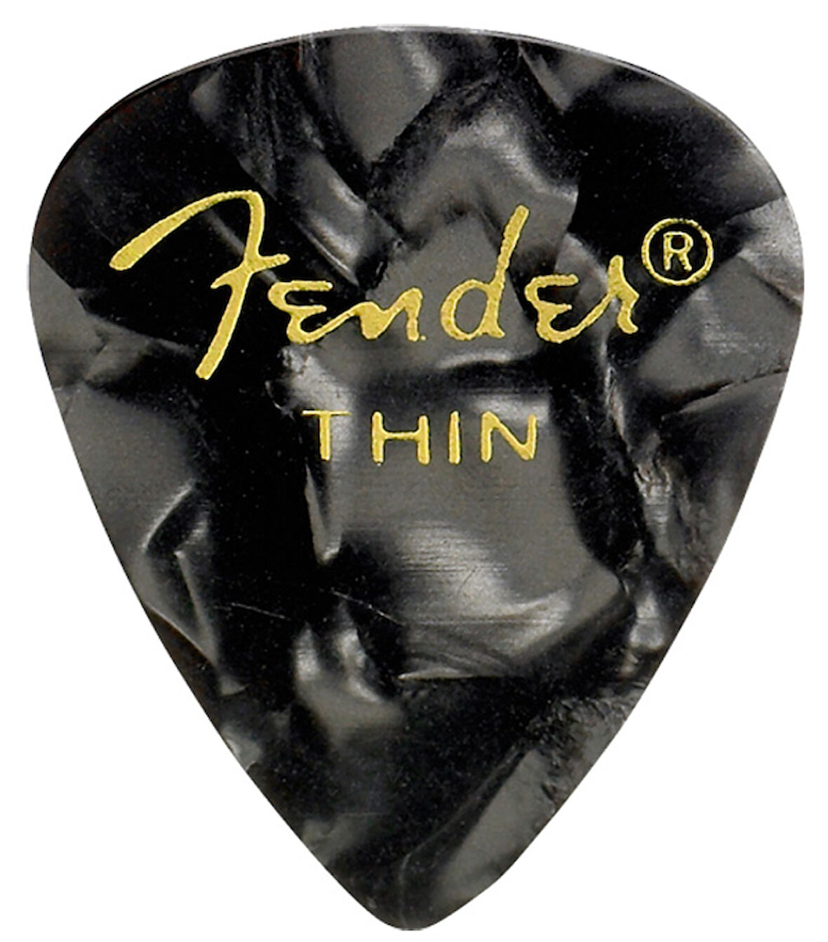 PENA FENDER PREMİUM CELLULOİD 351    SHAPE THİN BLACK MOTO