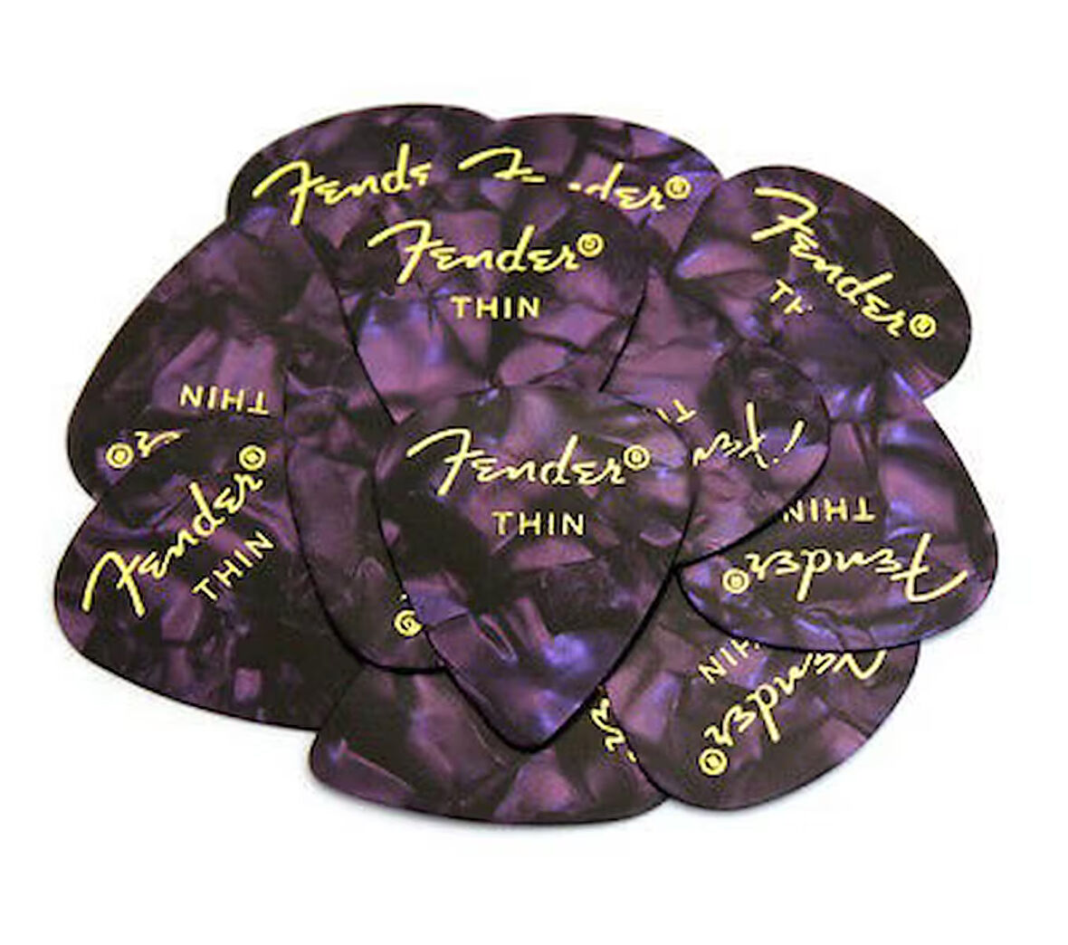 PENA FENDER PREMİUM CELLULOİD 351 SHAPE THİN PURPLE MOTO