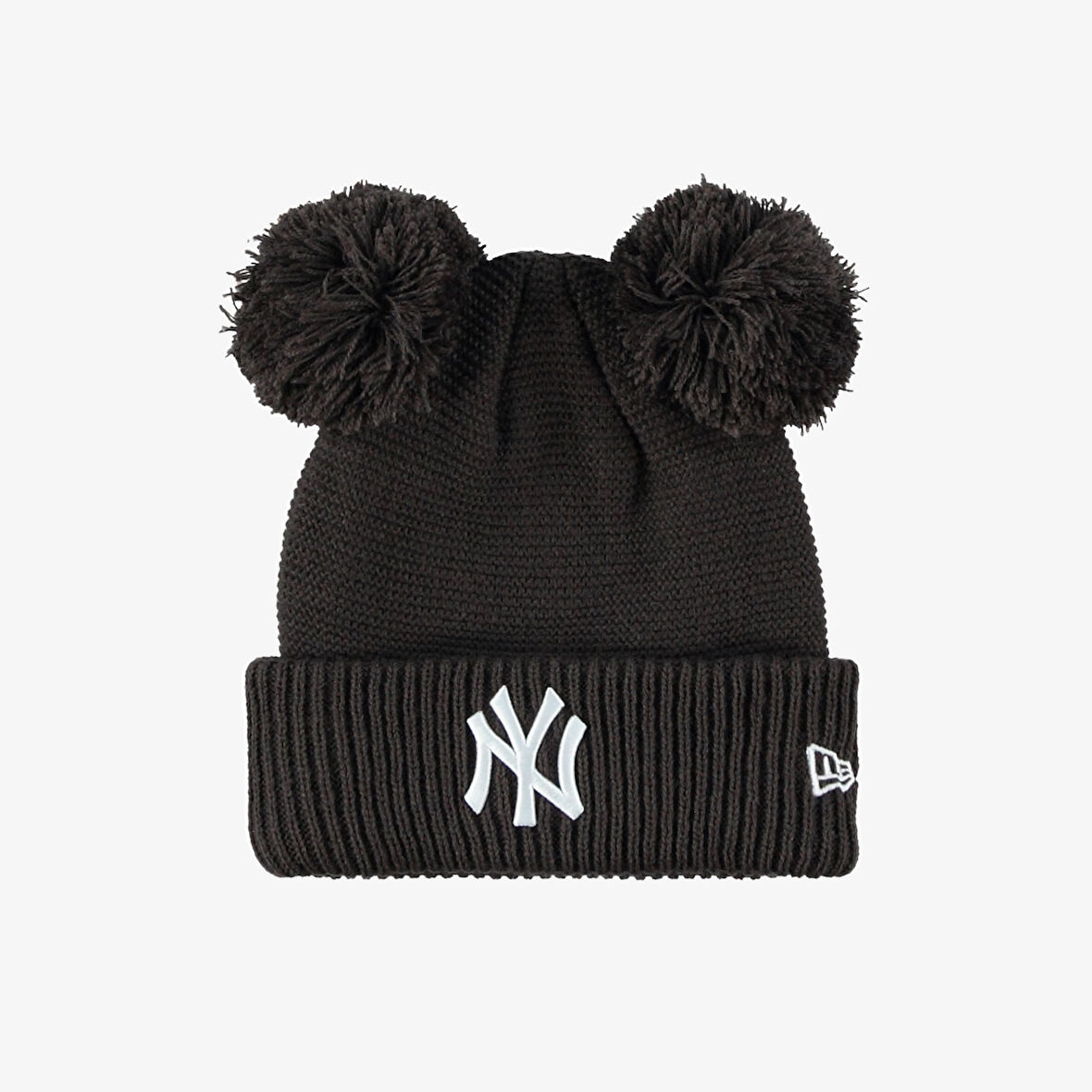 New Era New York Yankees Double Pom Kadın Kahverengi Bere