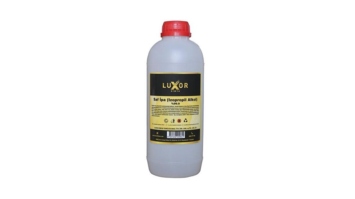 Luxor Kimya Saf Ipa %99 Izopropil Alkol 1 L