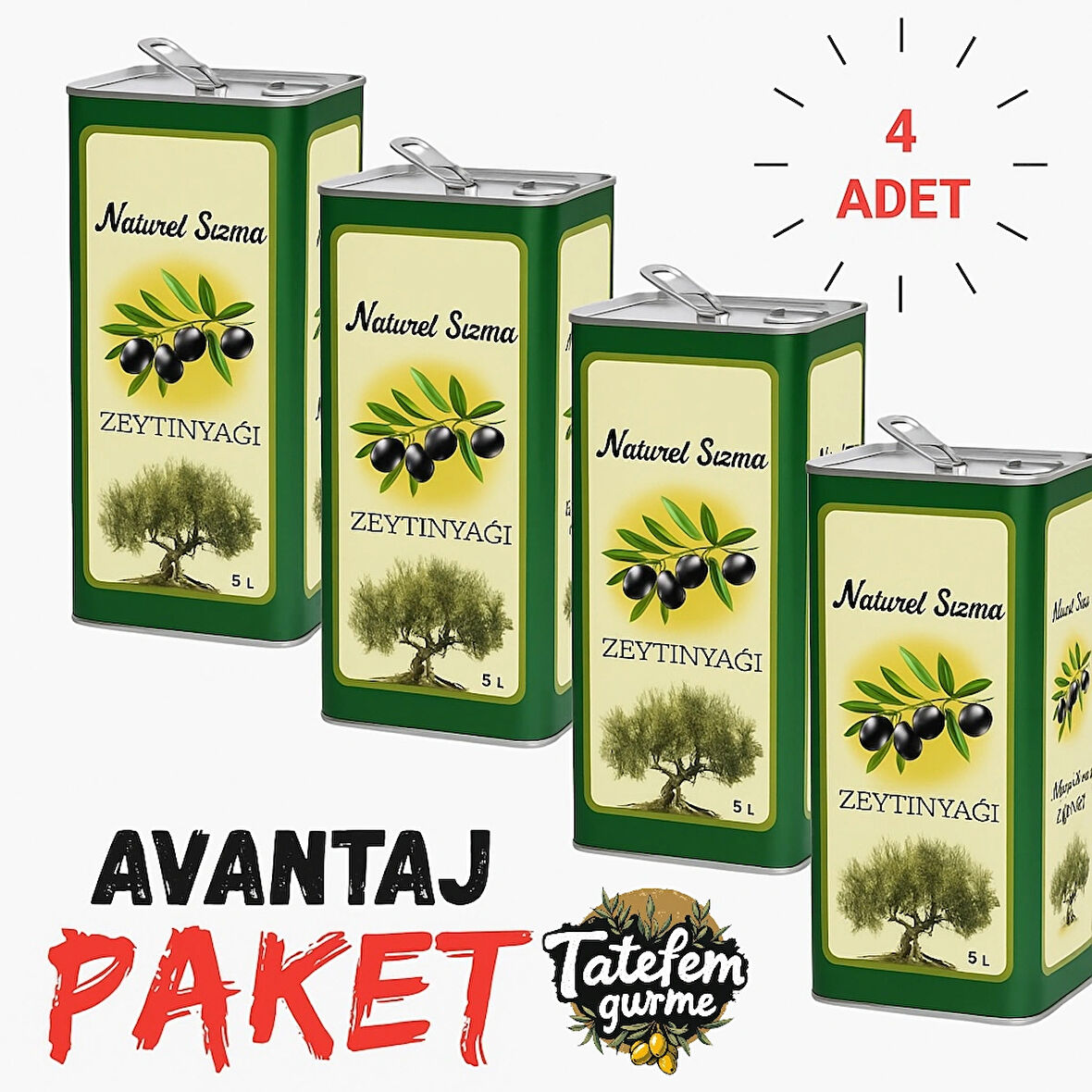 Tatefem Natürel sızma zeytinyağı