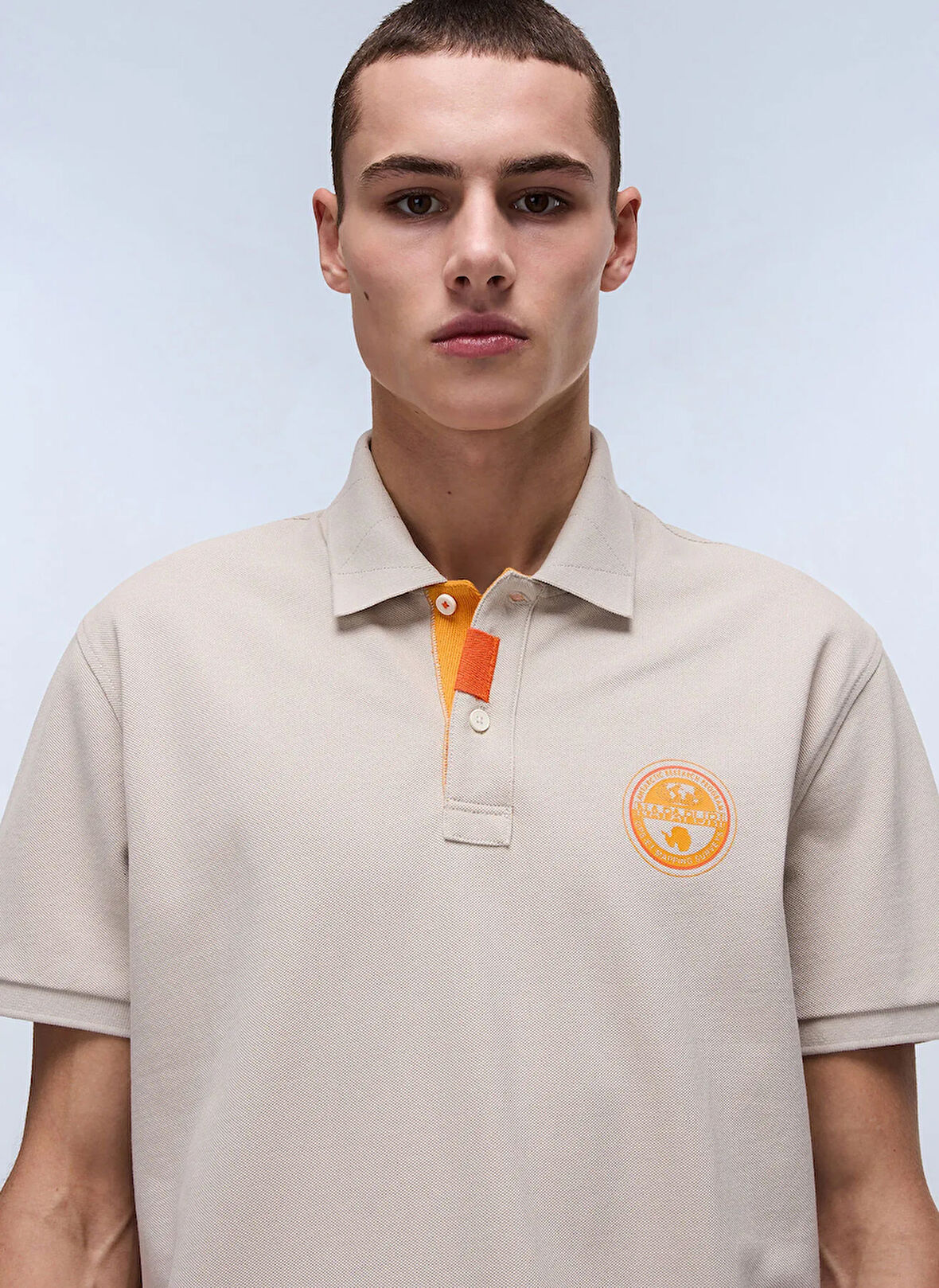 Napapijri NP0A4ID3N1P1-E-CLANIS SS Gri Relaxed Erkek T-Shirt