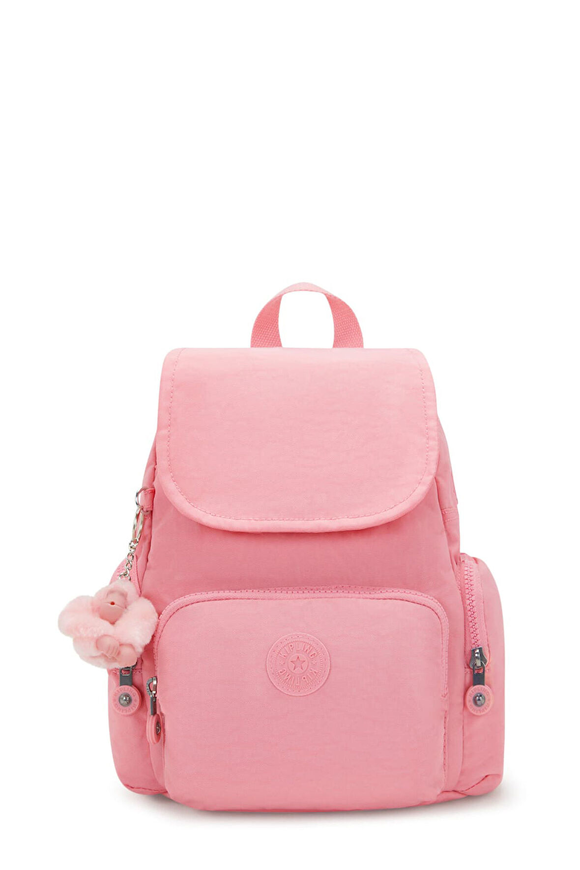 Kadın City Zip Mini Basic Sırt Çantası - Pembe | undefined
