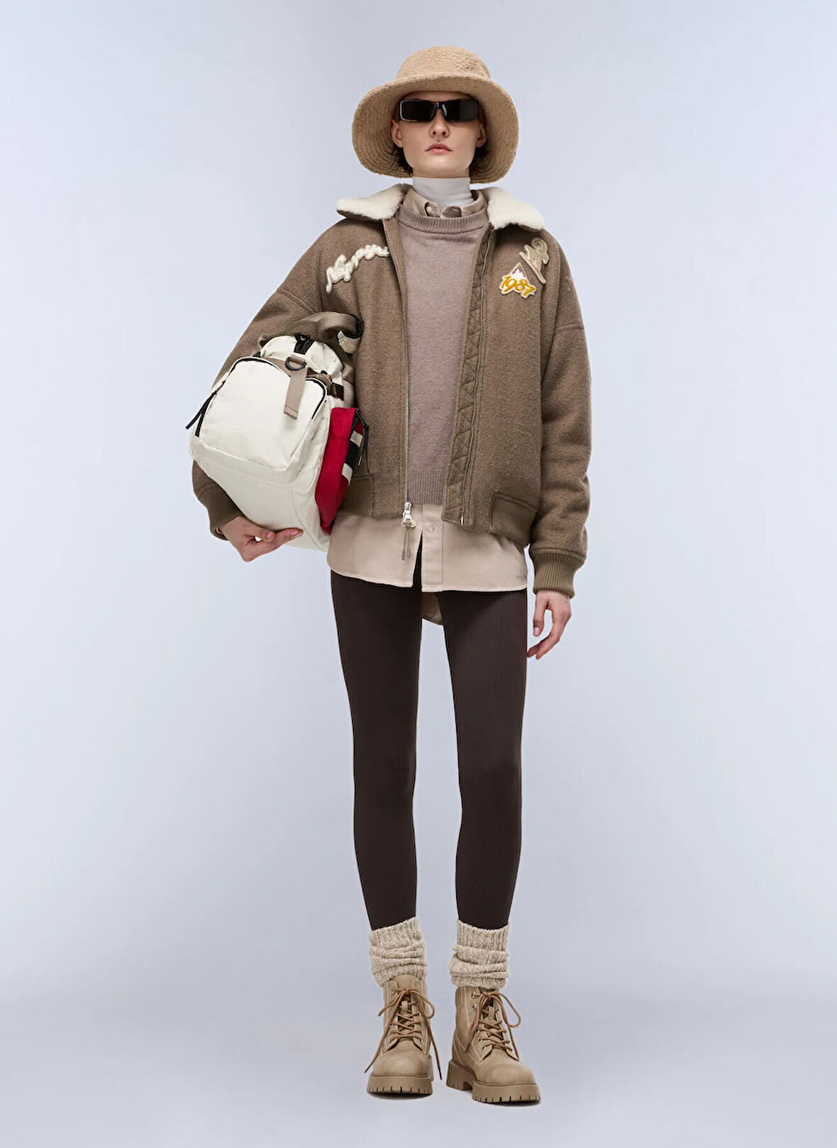 Napapijri NP0A88WBN1T1-A-TOVEL W Kahve Düz Erkek Mont