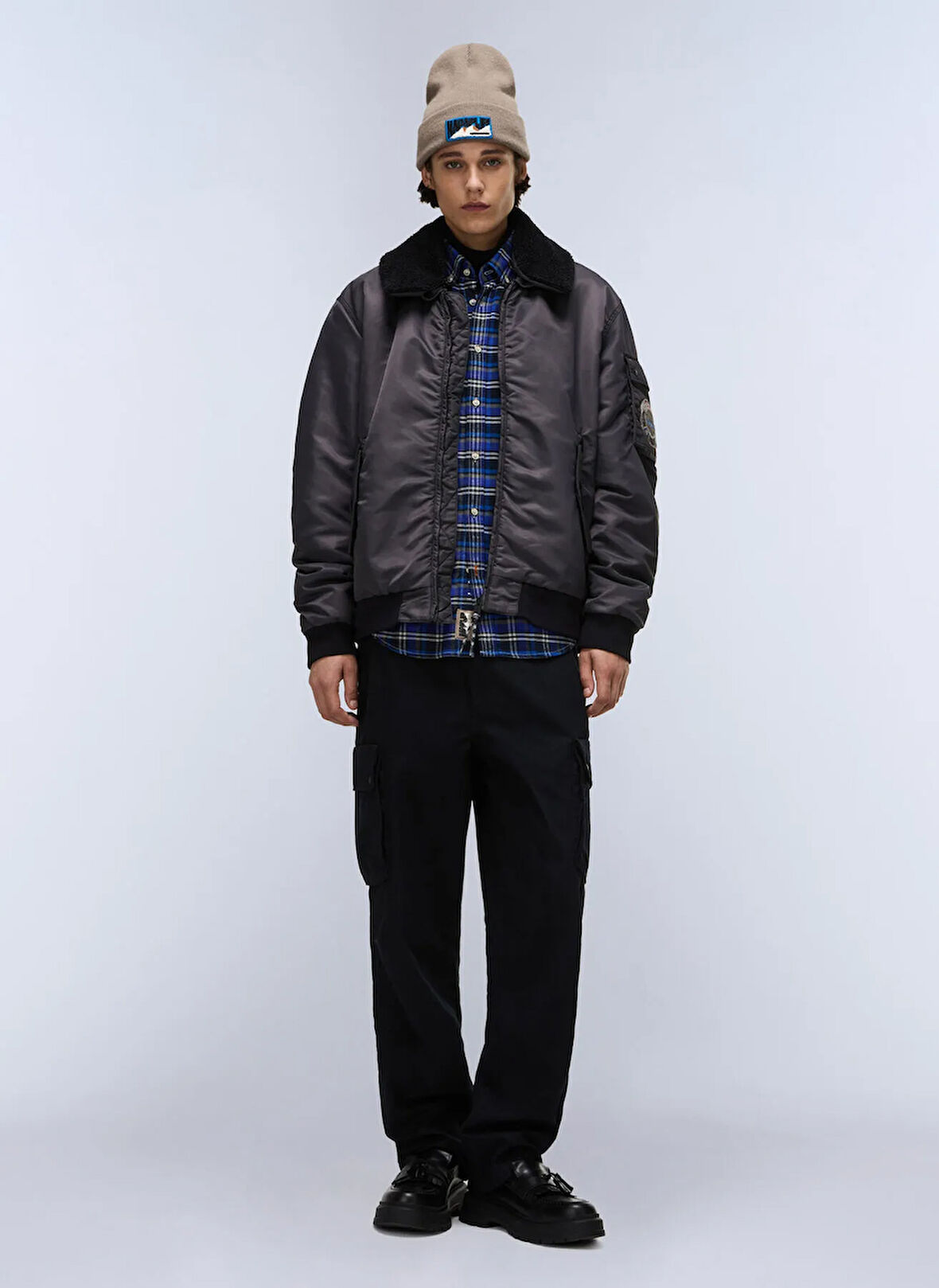 Napapijri NP0A891X9411-A-NEMES Siyah Düz Erkek Mont