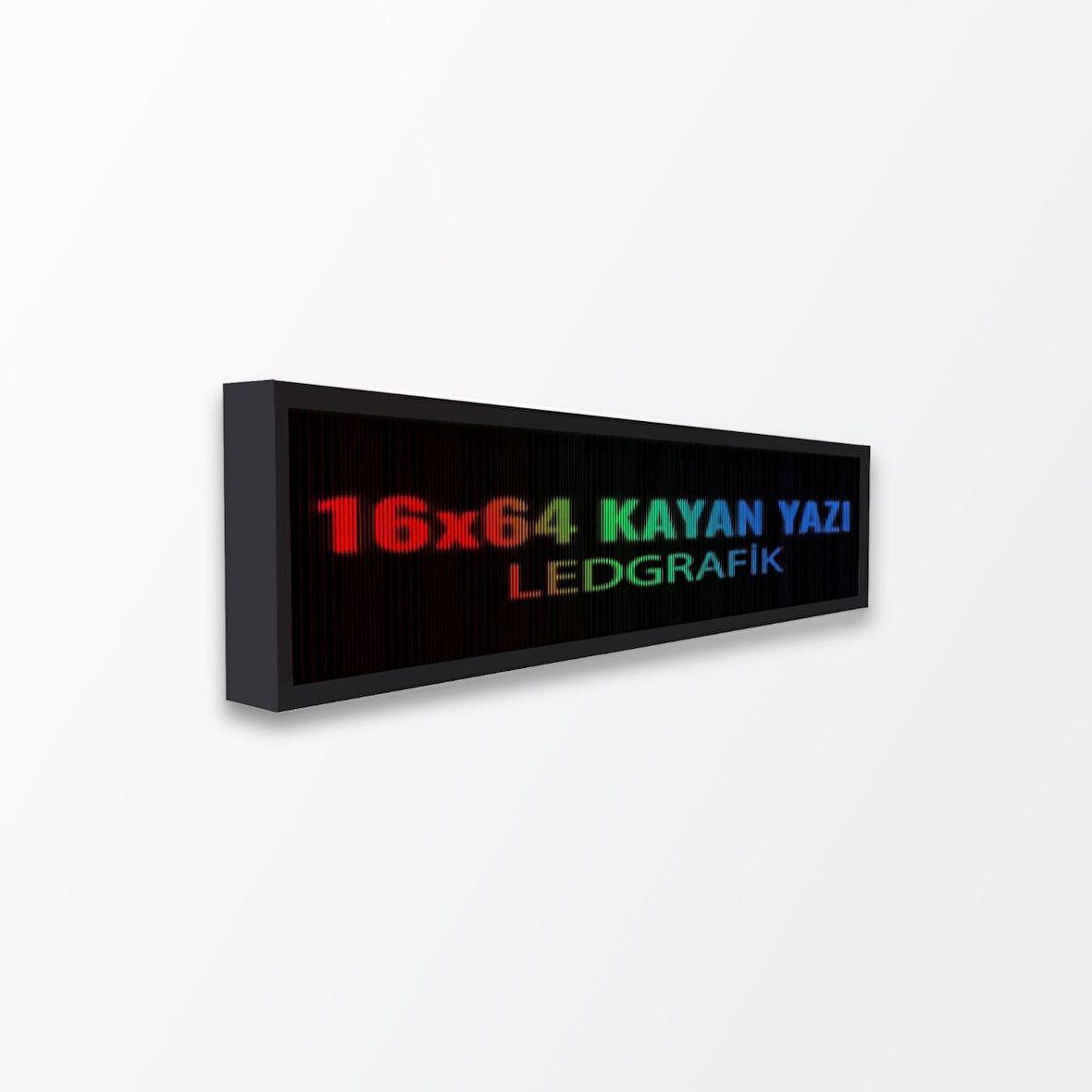 Ledgrafik 16x64 rgb kayanyazı led tabela