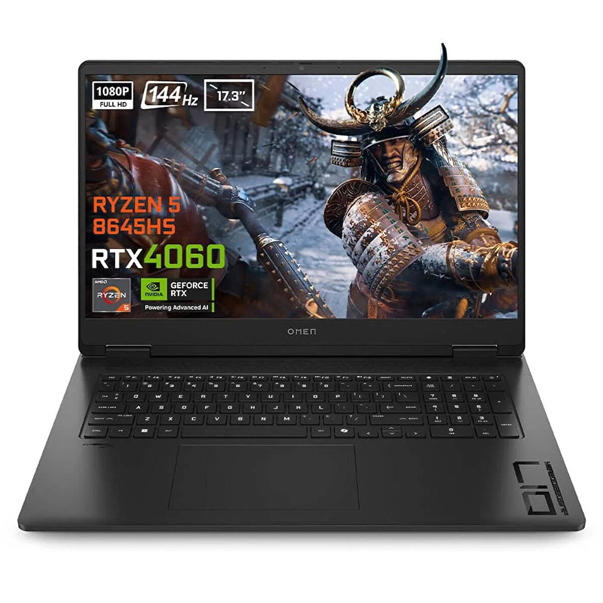 HP Omen 17-DB0031NT A44R3EA AMD Ryzen 5-8645HS 32GB 1TB SDD RTX4060 8GB 17.3 inç 144Hz Full HD FreeDos Gaming Laptop