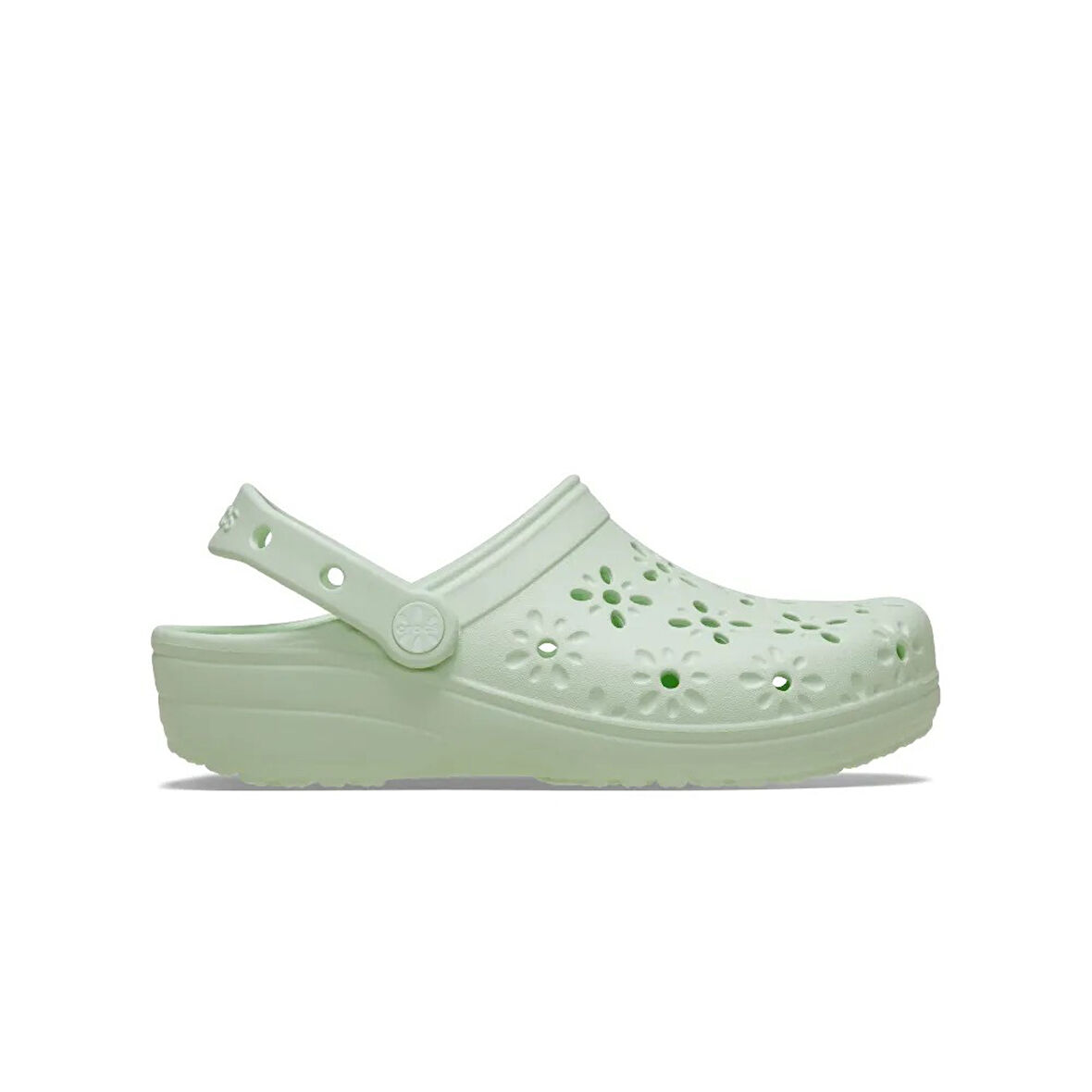 Crocs Classic Floral Cut Out Clog Kadın Terlik 210927