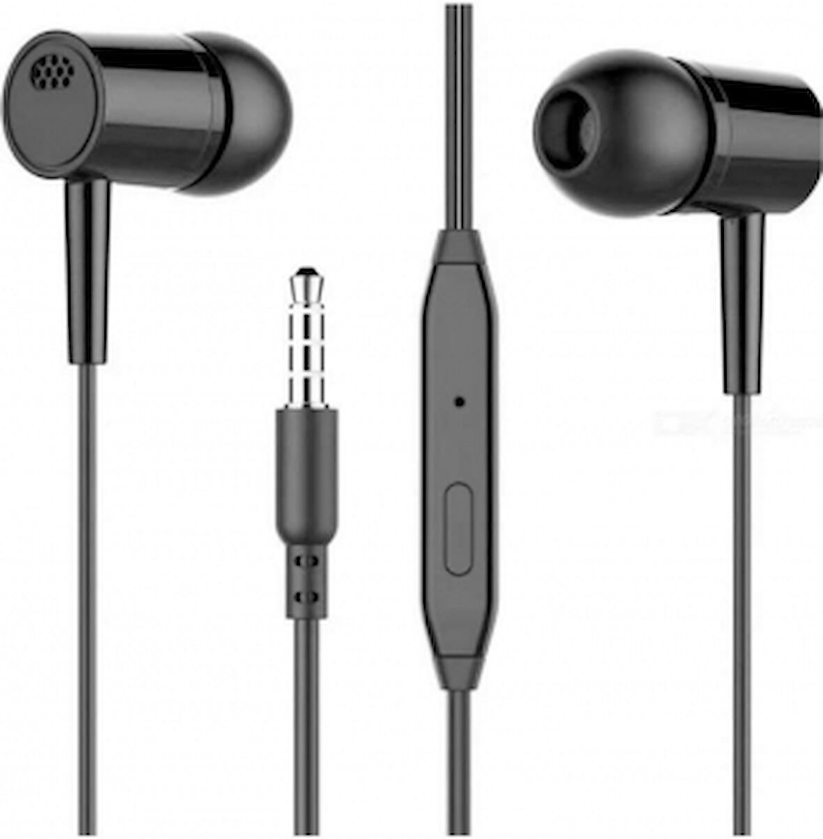 J10 3.5 MM JACK SİLİKONLU KULAKLIK SİYAH