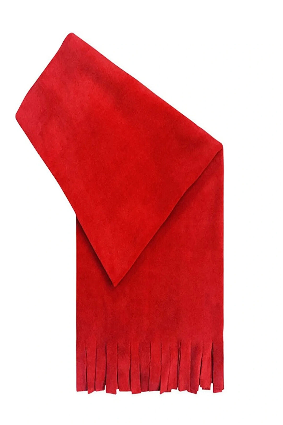 Kadın Polar Şal Polar Panco Fular Vizon 65 X 175