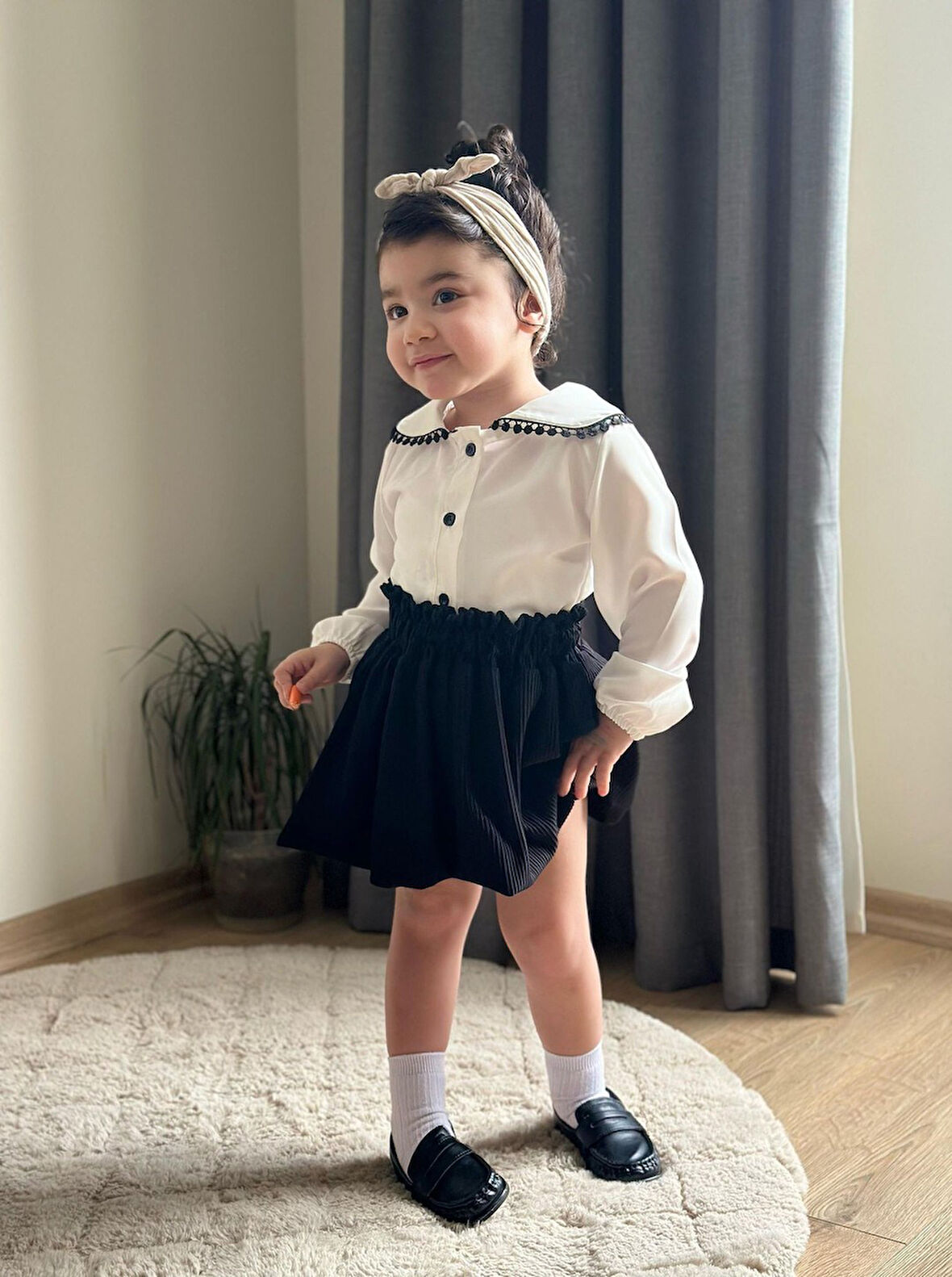Etekli Bebe Yaka 2’li Kız Takım