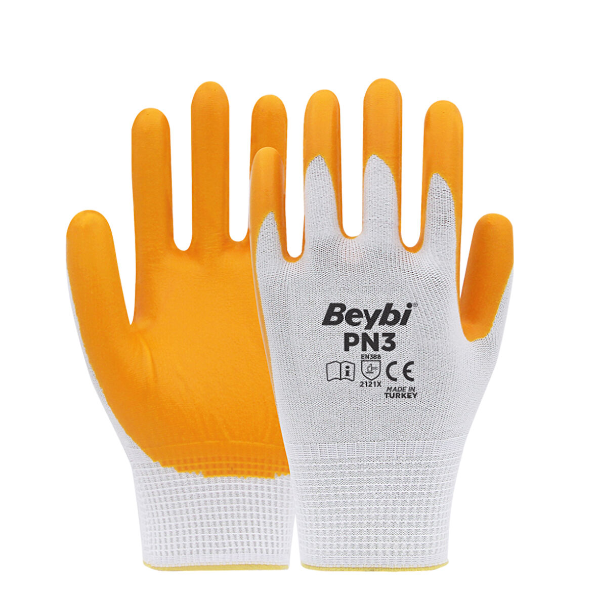 Pn3 No:9 Polyester Astarlı Nitril Eldiven 288 Çift