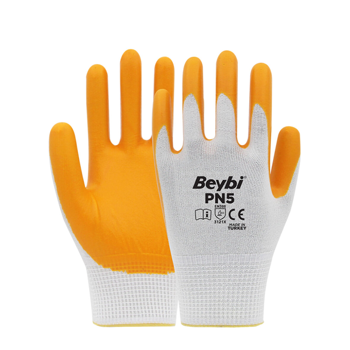 Pn5 No:10 Polyester Astarlı Nitril Eldiven  288 Çift