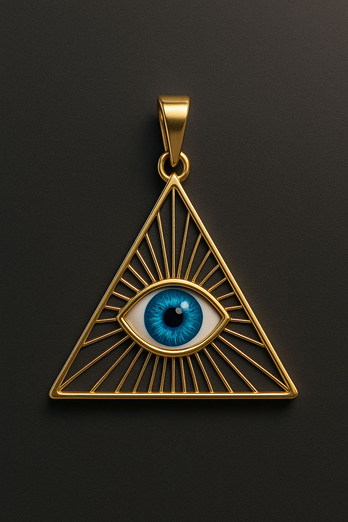 Altın Oran Piramit – Üçgen Göz Kolye Ucu