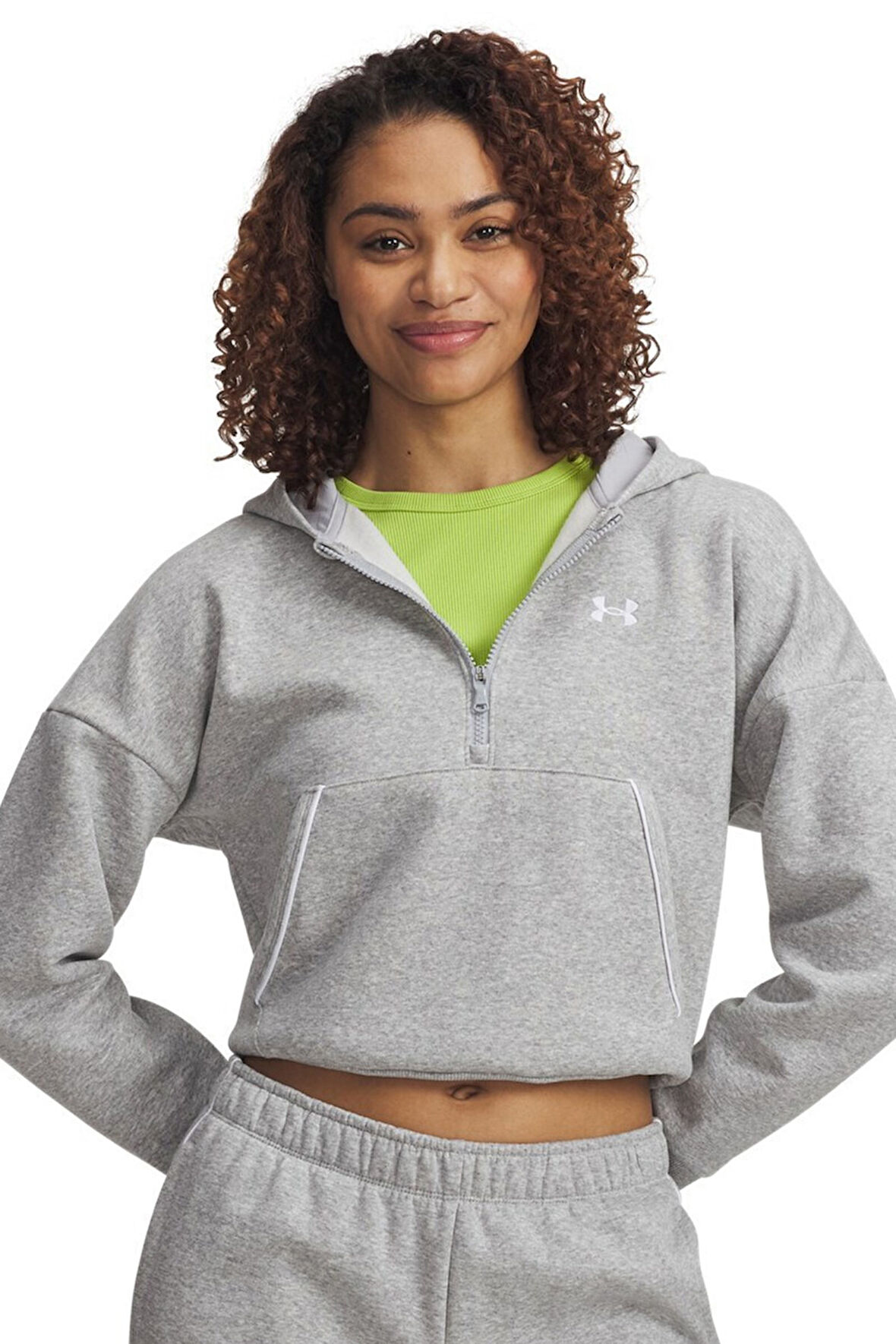 Under Armour Rival Flc Piped Hz Kadın Sweatshirt