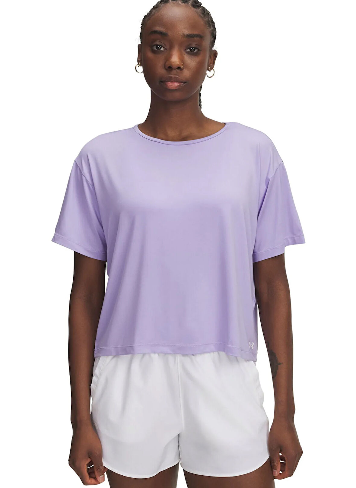 1379178-538-Motion SS Mor Bisiklet Yaka Normal Kalıp Kadın T-Shirt