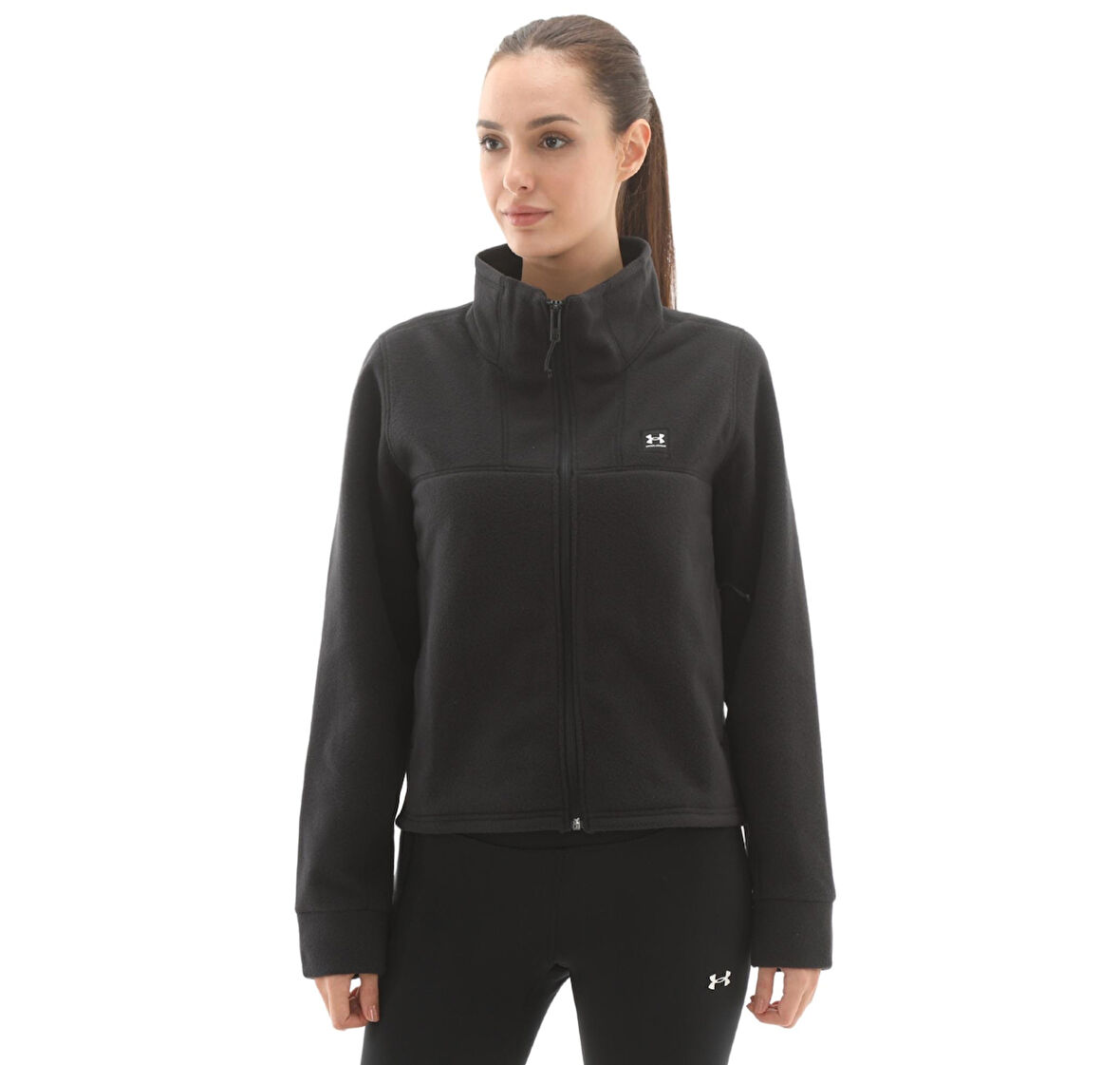 A1387694-002 Under Armour Ua W Expanse Fleece Fz Kadın Ceket Siyah