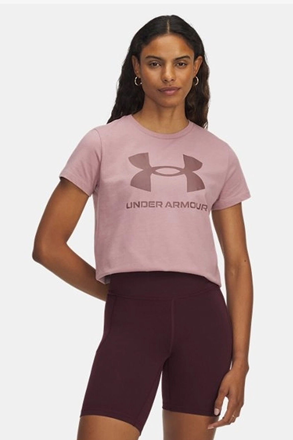 Under Armour UA Logo Ss Kadın Tişört