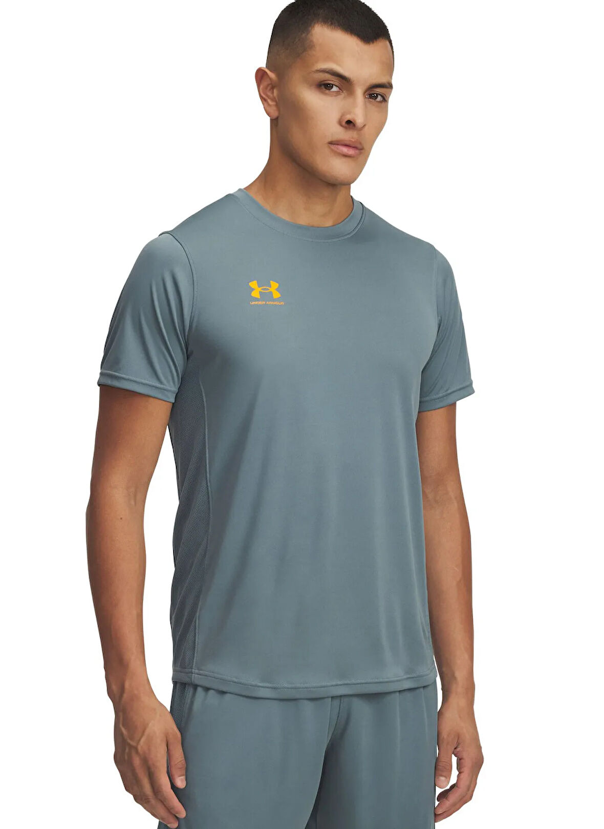 Under Armour 1379589-587-UA M's Ch. Train SS Mavi Bisiklet Yaka Normal Düz Erkek T-Shirt