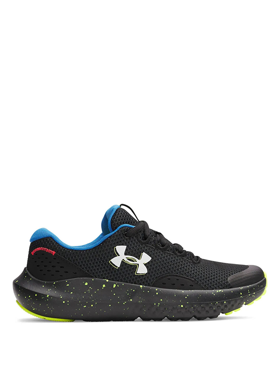 Under Armour Siyah Erkek Çocuk Koşu Ayakkabısı 3027103-006-UA BGS Surge 4