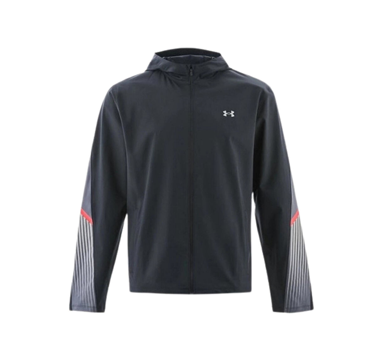 A6005900-001 Under Armour Ua Velociti Storm Hooded Jkt Erkek Yağmurluk-Rüzgarlık Siyah