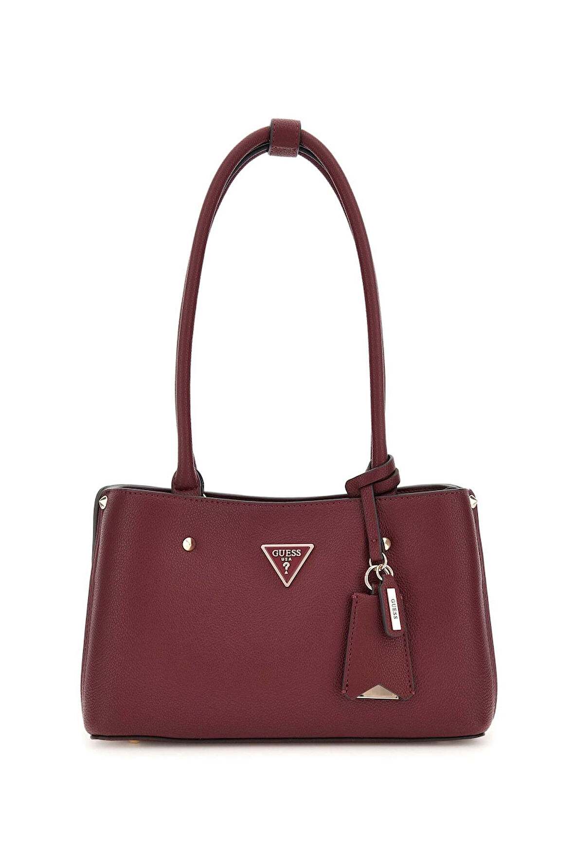 Kadın Meridian Üçgen Logolu Omuz Çantası - Bordo | undefined