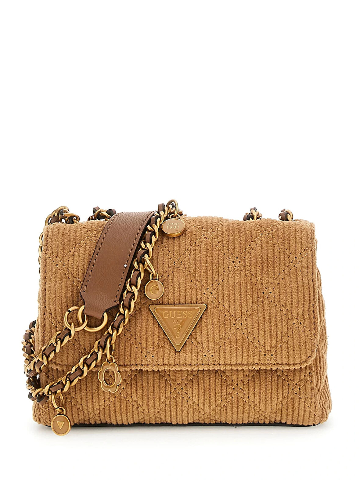 Guess Giully Kadın Kahverengi Omuz Çantası HWCG9673740-COG