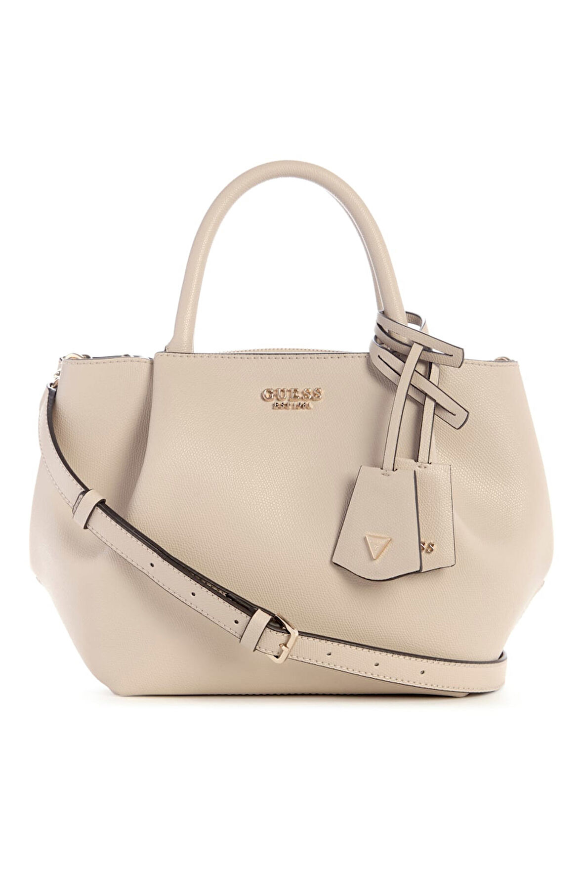 Kadın Yanları Büzgülü El Çantası - Bej | undefined