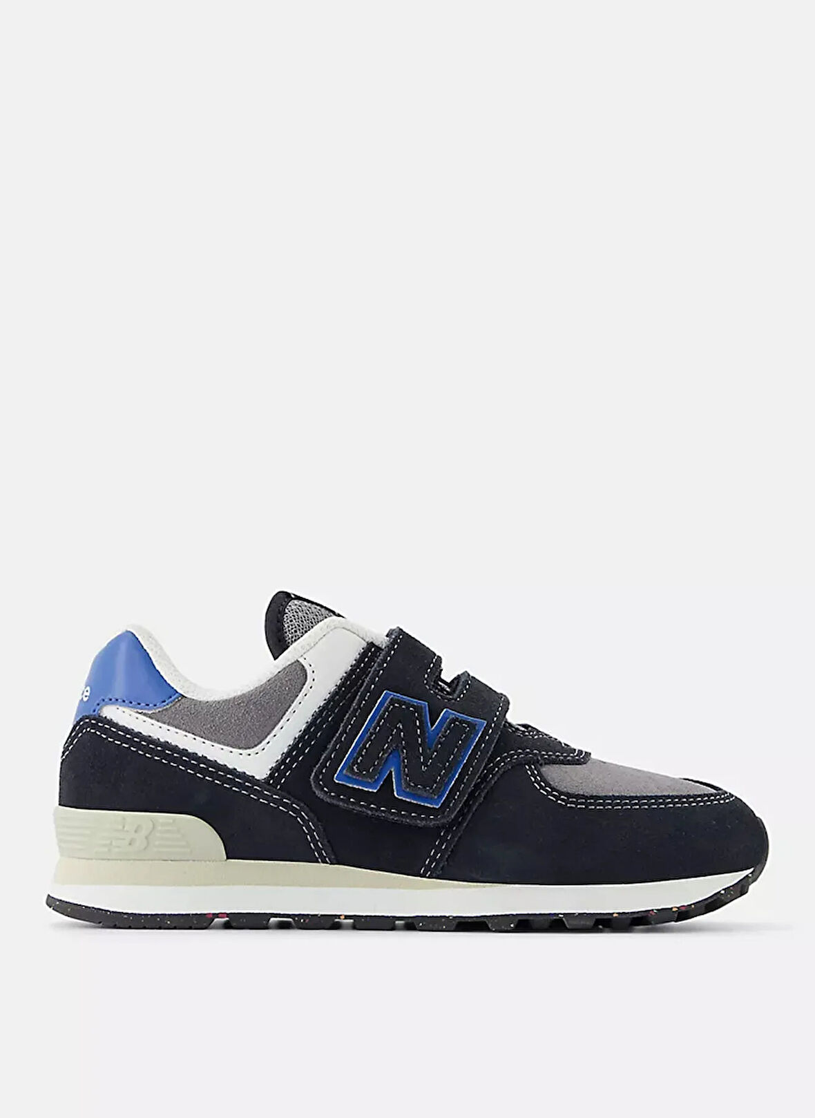 New Balance Siyah Erkek Çocuk Yürüyüş Ayakkabısı 574 PV574QRB-NB Lifestyle Pre-Schoo