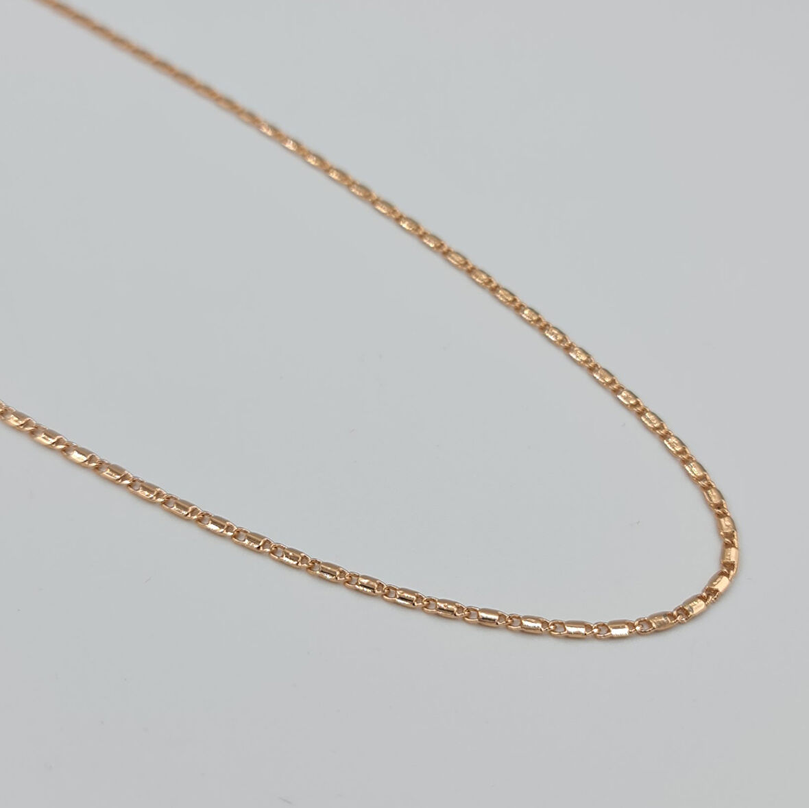 Rose Renk Klasik Model Kadın Zincir Kolye – Xuping 45 cm