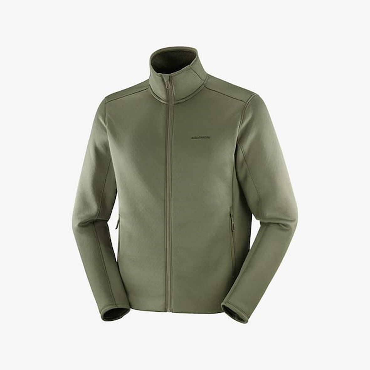 Salomon Outlıne Warm Fleece Fz M Erk Grape Leaf// Fleece Lc2608800