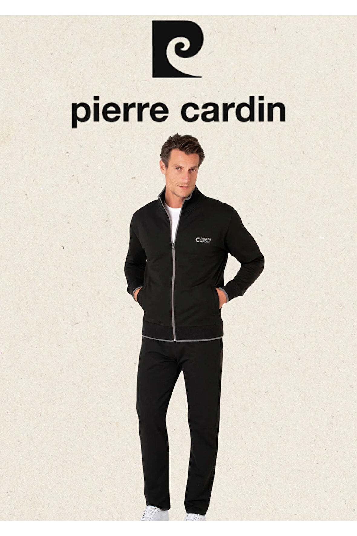 Erkek Giyim Regular Fit Önden Fermuarlı Pamuklu & Likralı Eşofman Takımı L1.PC.004.71.20