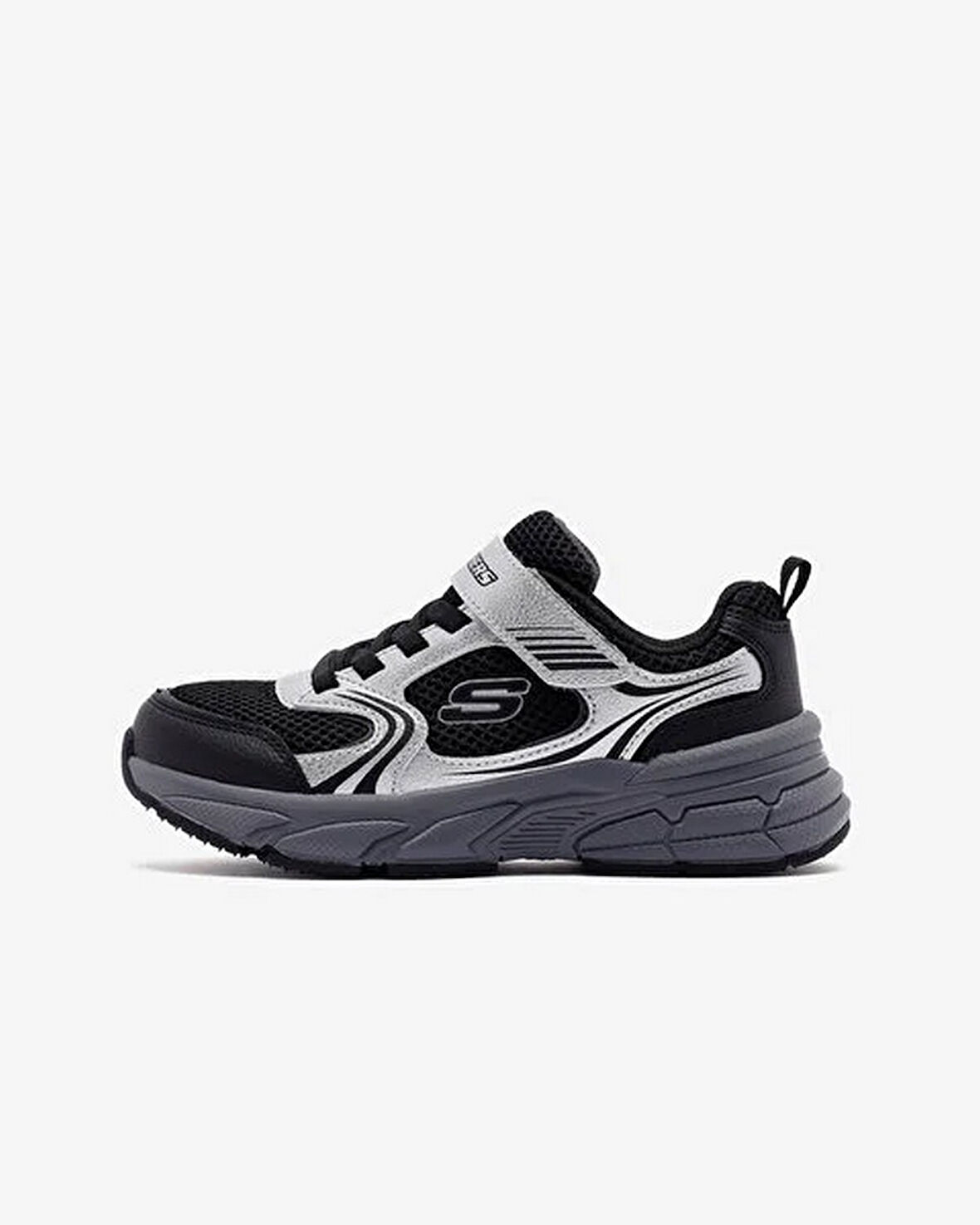 Skechers 403857L SLBK Retro-Graph Erkek Çocuk Spor Ayakkabı