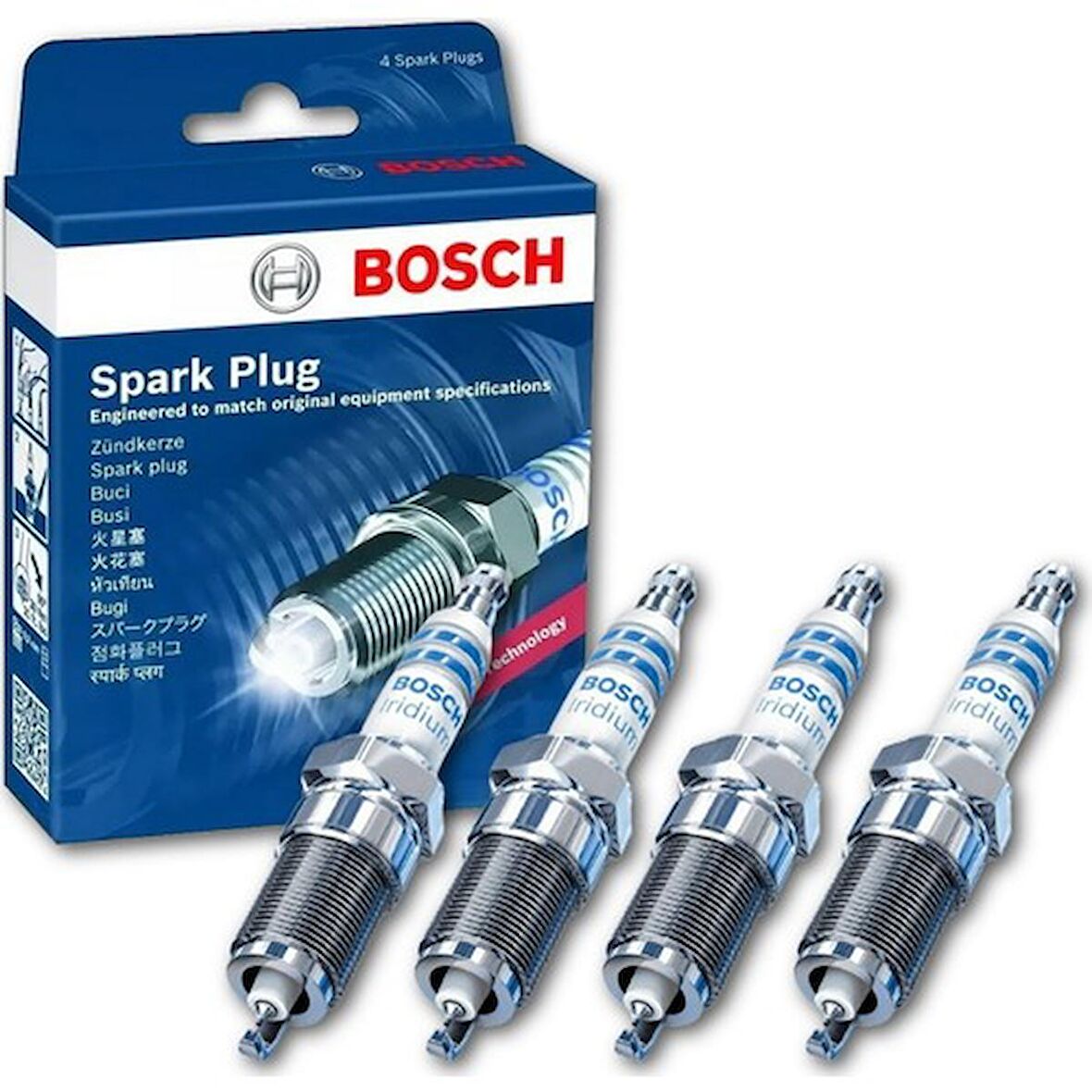 Bosch Renault Megane Scenic 1.6 I 1997-1999 Lpg Iridyum Buji 4 Adet