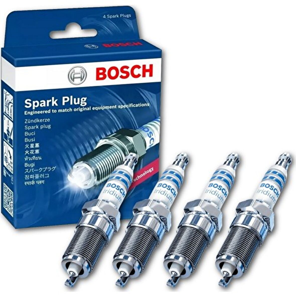 Bosch Renault Grand Scénic 1.2 Tce 115 2016-2019 Iridyum Buji 4 Adet