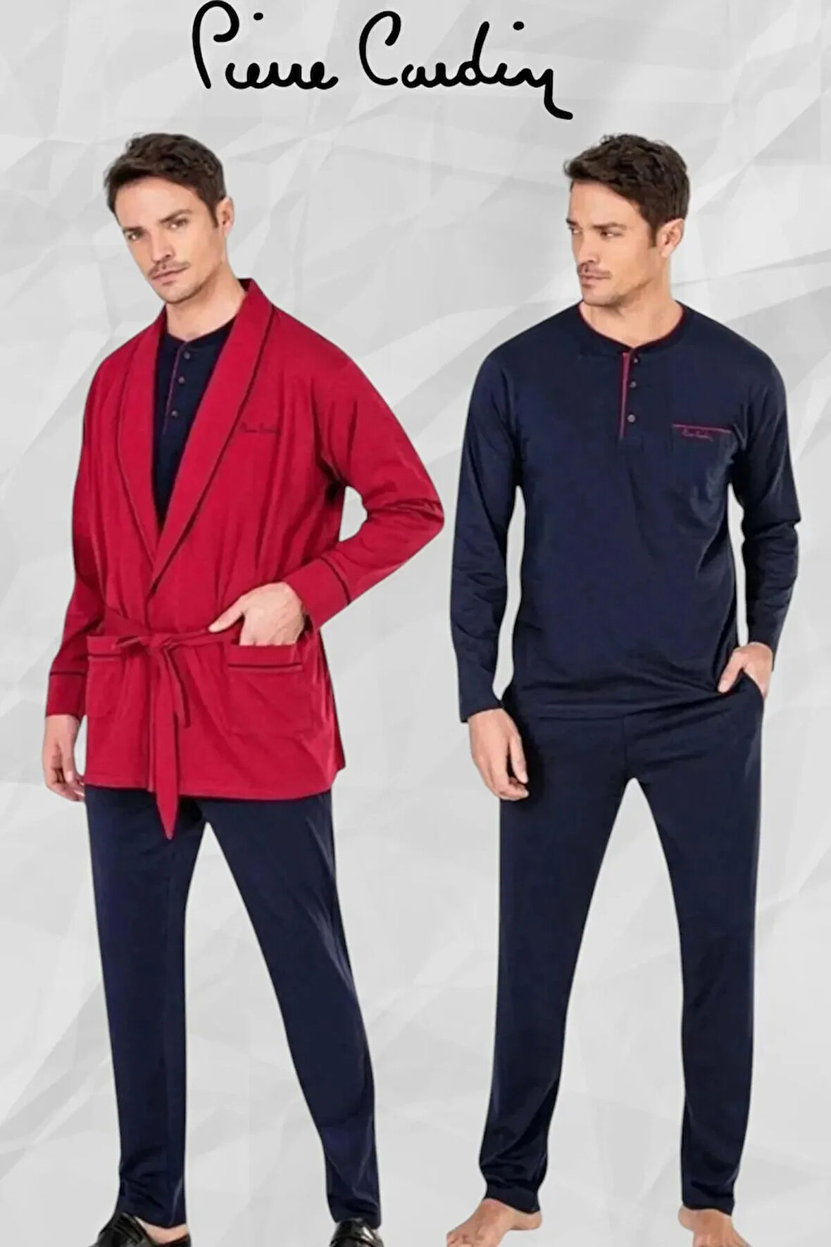 %100 Pamuk Damat 6lı Çeyiz Seti Robdöşambır & Pijama Takımı & İç Çamaşır Takım L1.PC.004.0A.12.18