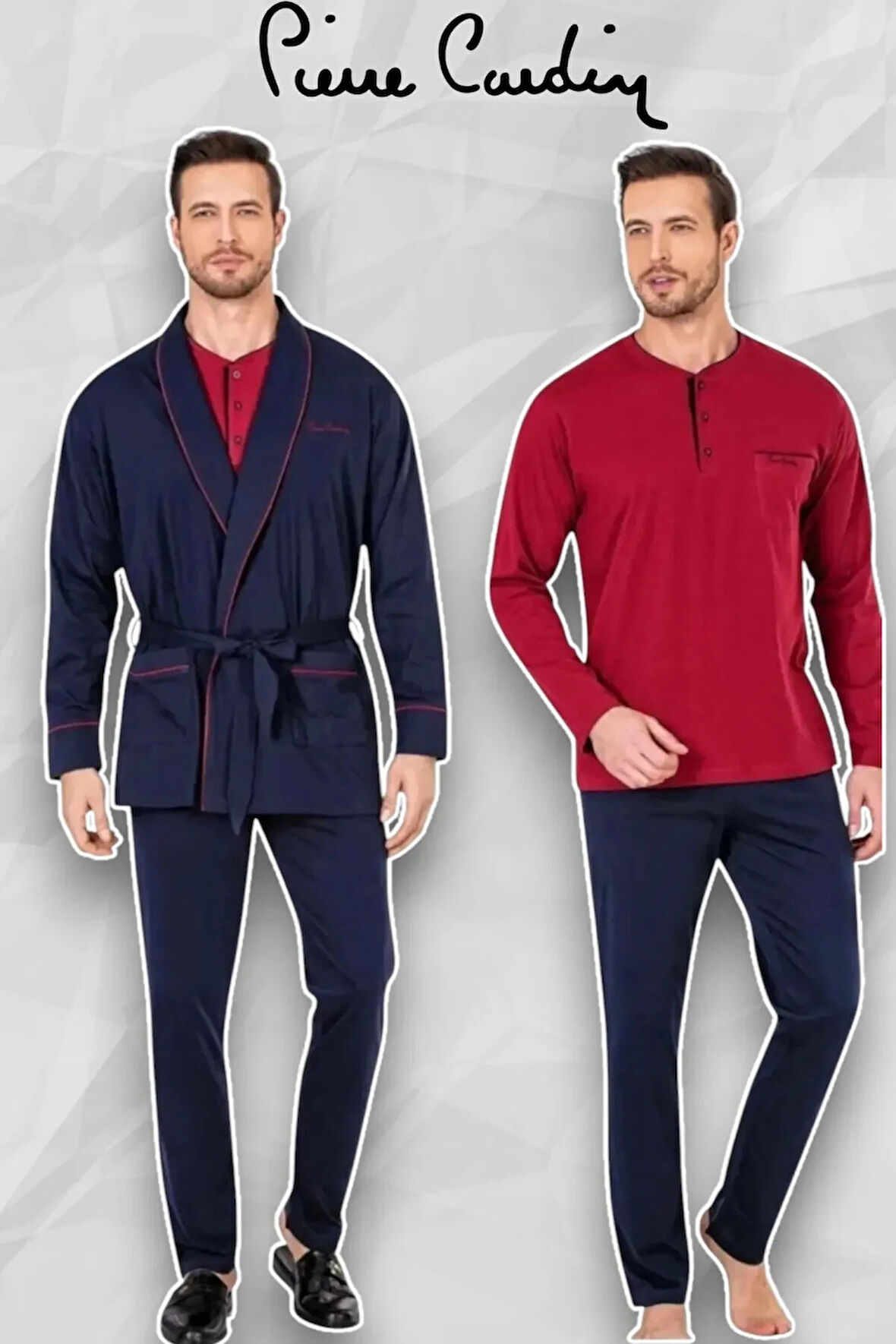 %100 Pamuk Damat 6lı Çeyiz Seti Robdöşambır & Pijama Takımı & İç Çamaşır Takım L1.PC.004.0A.12.18
