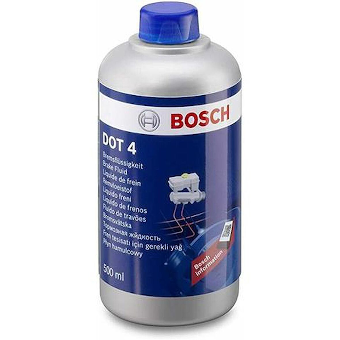 Bosch Dot 4 Fren Hidrolik Yağı 500 ML