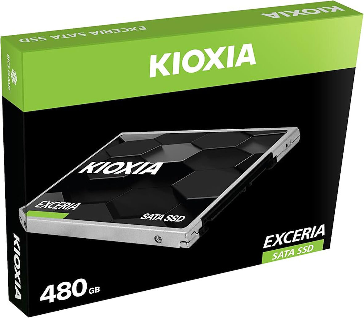 KİOXİA EXCERİA 480GB 555MB-540MB SATA3 3D NAND SSD