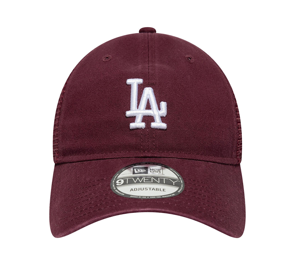 60674851-R New Era Mıdı Logo 9Twenty Trucker Losdod  Mrnwhı Şapka Bordo