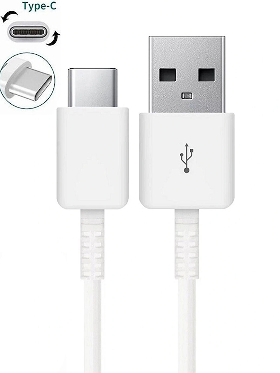 Samsung Galaxy Note 8 Uyumlu Hızlı Şarj Kablosu Usb to Type-c