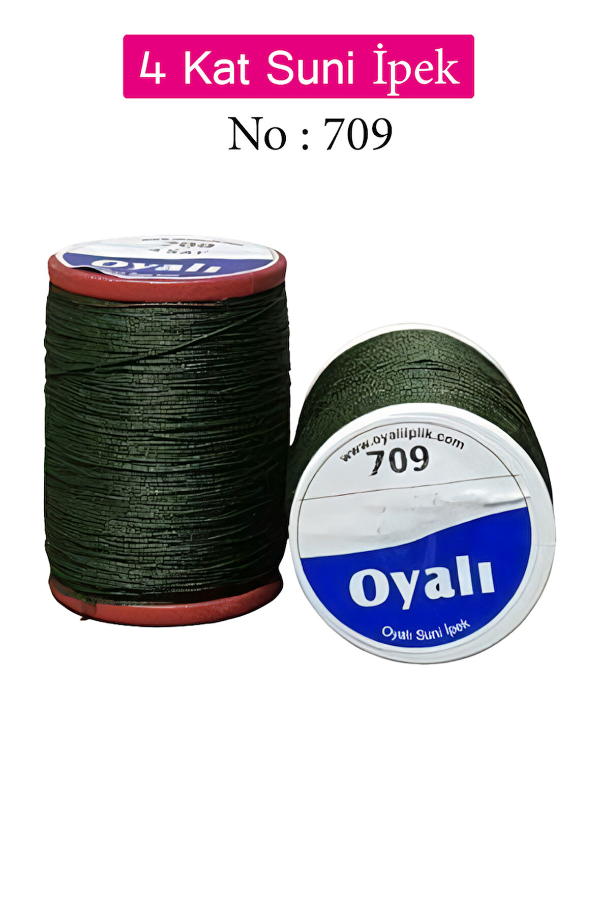 Oyalı 4 Kat Suni İpek İplik İğne Oyası Boncuk İpi Tığ Oyası No:709