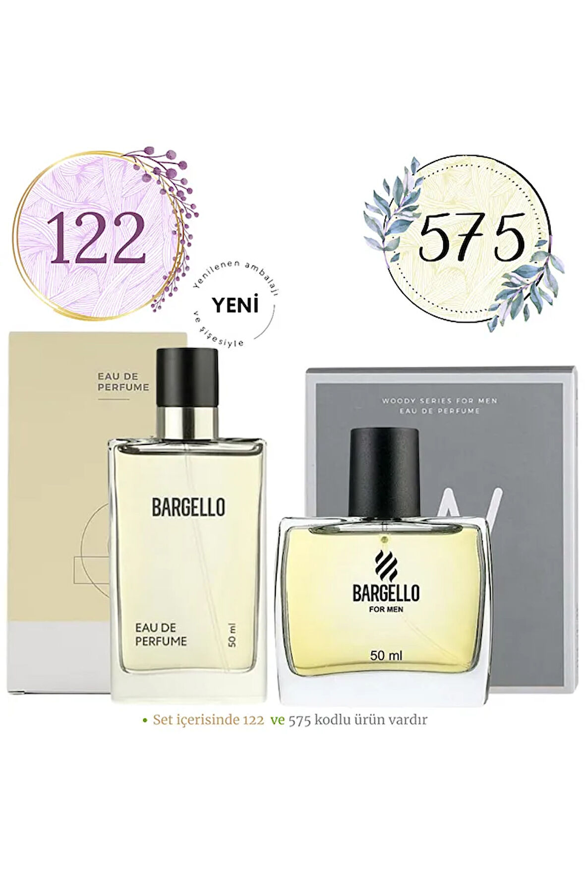 Oriental 122 Kadın 50 Ml Parfüm Edp + Woody 575 Erkek 50 Ml Parfüm Edp