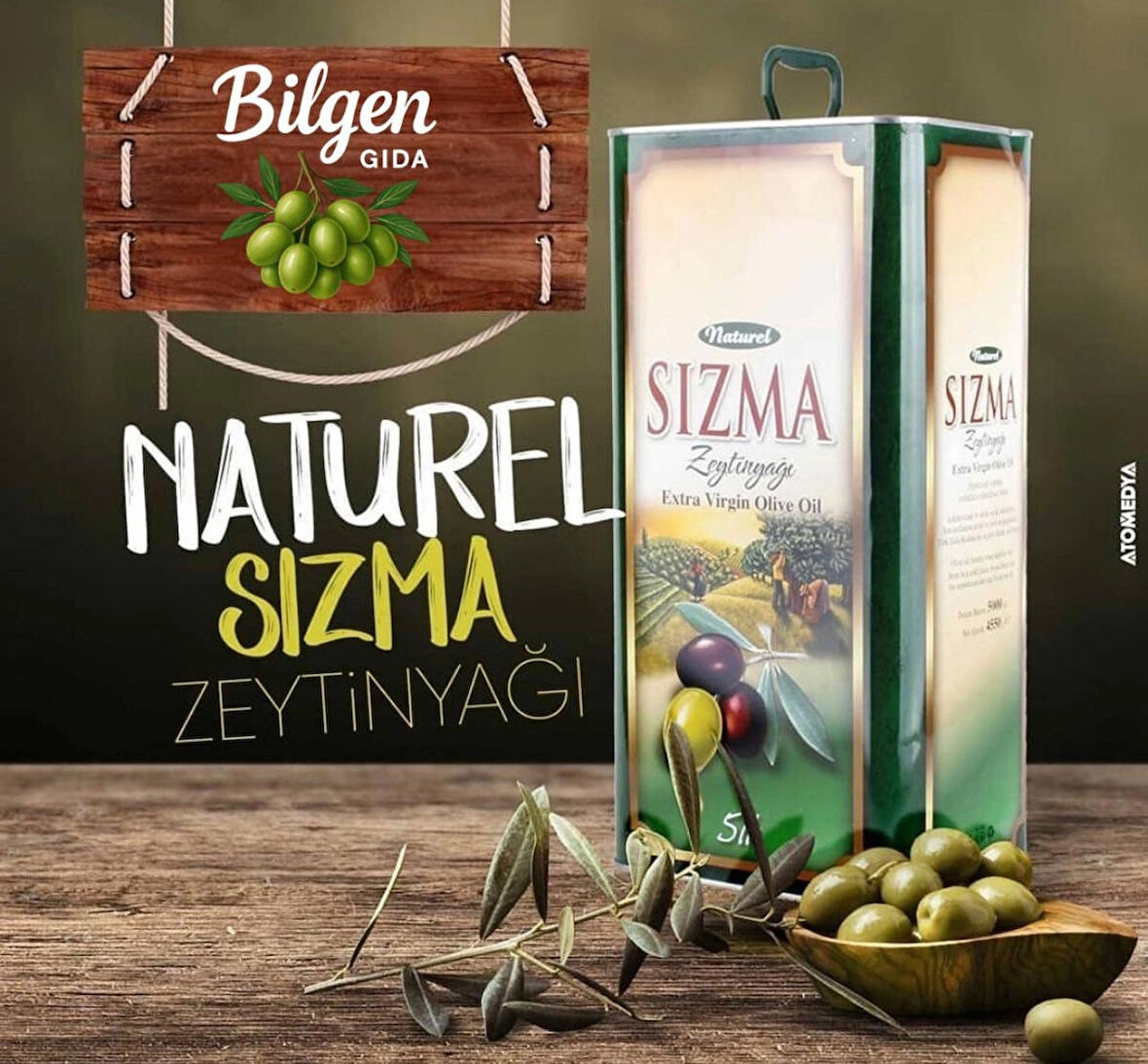 Natürel sızma zeytinyağı 