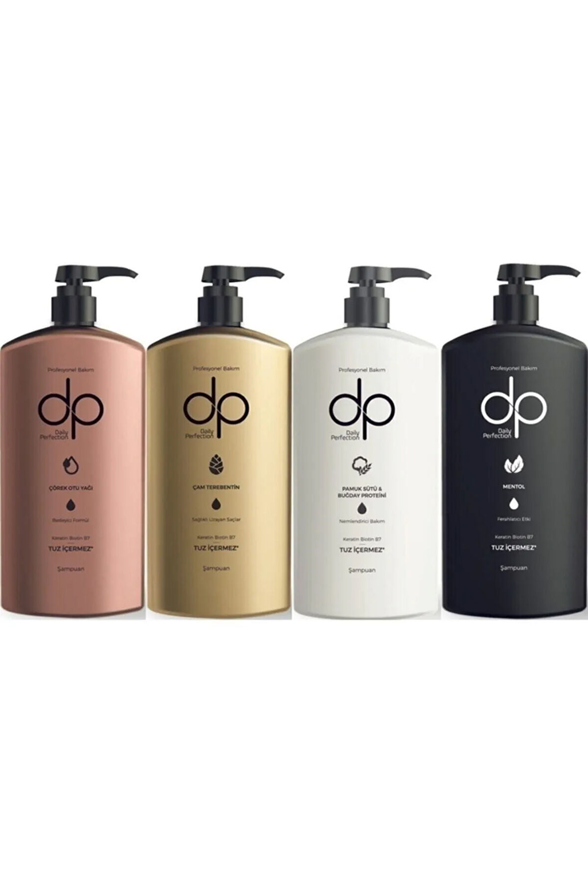 Daily Perfection Şampuan Seti 4x 800 ml