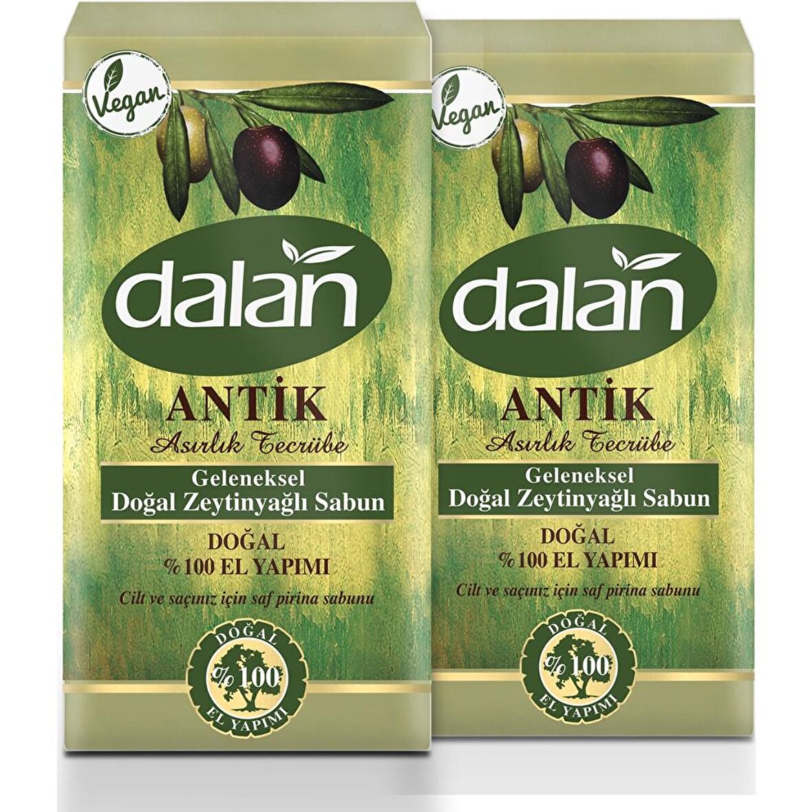 Dalan Antik Zeytinyağlı El Yapımı Doğal Sabun 900 Gr x 2 Adet