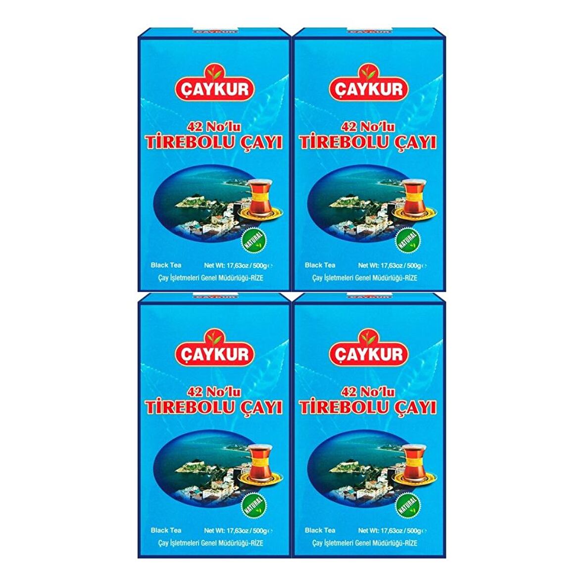 Çaykur 42 Nolu Tirebolu Çayı 500 Gr x 4 Adet